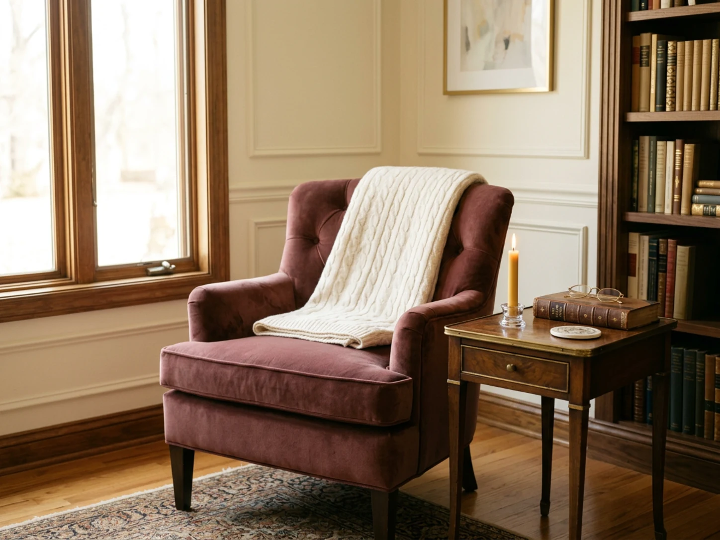 Calm, welcoming reading room at Laura Psychic Reader in Woodland Hills